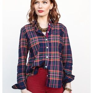 EUC Evy’s tree Amy shirt in plaid